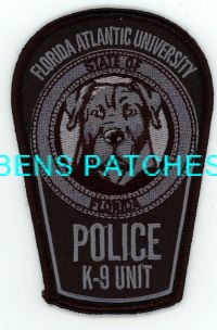 FLORIDA,FLORIDA ATLANTIC UNIVERSITY POLICE K-9 SUBDUED 1